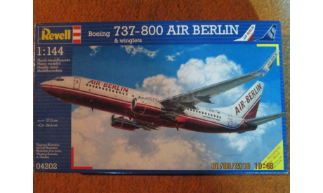 Самолёт Боинг-737, сборные модели авиации, scale144, ревелл