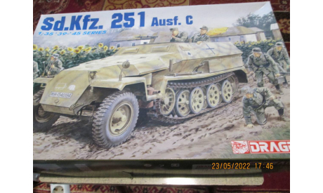 Бронетранспортёр Sd.Kfz 251, сборные модели бронетехники, танков, бтт, scale35, Dragon, Немецкий БТР Sd.Kfz 251