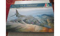 Самолёт Harrier GR3 Falkland, сборные модели авиации, Italeri/Италери, scale72