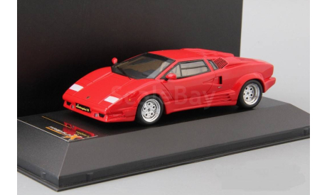 Коллекционная модель Ламборгини LAMBORGHINI Countach 25th Anniversary (1989), red 1:43 Premium X, масштабная модель, scale43