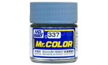 C337 краска эмалевая полуглянцевая ’Серовато-синий FS35237’ / Grayish Blue FS35237, 10 мл., фототравление, декали, краски, материалы, MR.HOBBY