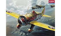 P-26C Peashooter 1-48 academy 2179(в стадии сборки), сборные модели авиации, самолет, 1:48, 1/48