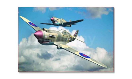 P-40B WARHAWK 1-48 TRUMPETER 02807(в стадии сборки), сборные модели авиации, самолет, 1:48, 1/48