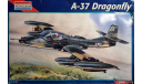 A-37 Dragonfly 1-48 MONOGRAM 5486(сделана внутренняя расшивка), сборные модели авиации, scale48, самолет