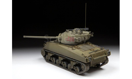 танк шерман М4А2 с 76мм пушкой ркка 1/35 звезда 3645 Д, сборные модели бронетехники, танков, бтт, 1:35