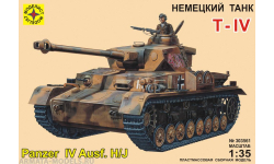 сборная модель немецкий танк Т-4 ausf.HJ 1-35 моделист 303561