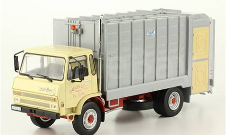 BERLIET GC190BN мусоровоз ’Semat’ 1982 Grey/Biege 1-43 altaya BER041, масштабная модель, 1:43, 1/43