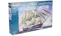 the 44-gun frigate uss constitution 1-96 revell 05602, сборные модели кораблей, флота, фрегат