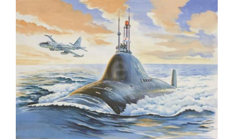 атомная подводная лодка проект 705 1-400 восточный экспресс 40006, сборные модели кораблей, флота