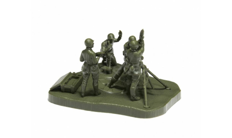 Советский 120 мм миномет с расчетом 1-72 звезда 6147, миниатюры, фигуры, 1:72, 1/72
