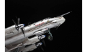 Российский стратегический бомбардировщик-ракетоносец Ту-95МС 1-144 звезда 7038, сборные модели авиации, scale144, Туполев