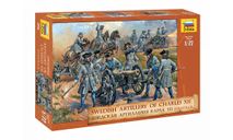 Шведская артиллерия Карла XII 1-72 звезда 8066, миниатюры, фигуры, scale72, фигурки