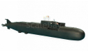 Российский атомный подводный ракетный крейсер К-141 ’Курск’ 1-350 звезда 9007, сборные модели кораблей, флота, подлодка
