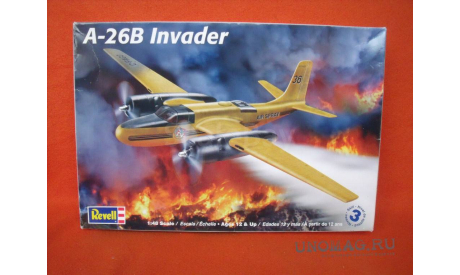 A-26B INVADER 1-48 REVELL 85-5524(сделана внутренняя расшивка в стадии сборки), сборные модели авиации, самолет, 1:48, 1/48