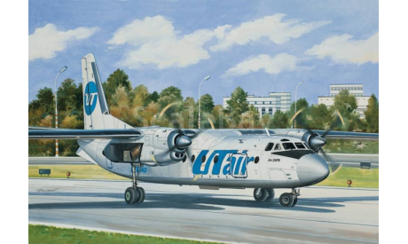 пассажирский самолет АН-24РВ 1-144 восточный экспресс 14463, сборные модели авиации, scale144