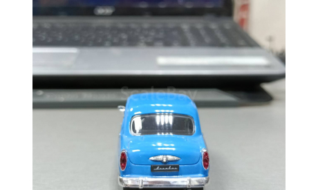 коллекционная модель москвич 407 1-43 автолегенды 1, масштабная модель, Автолегенды СССР журнал от DeAgostini, 1:43, 1/43