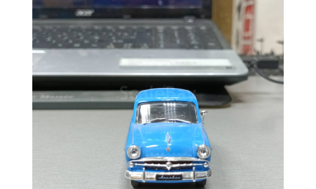 коллекционная модель москвич 407 1-43 автолегенды 1, масштабная модель, Автолегенды СССР журнал от DeAgostini, 1:43, 1/43