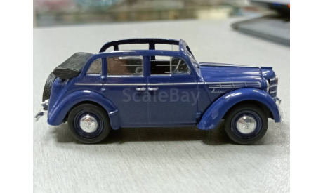 москвич 400-420А 1-43 автолегенды, масштабная модель, Автолегенды СССР журнал от DeAgostini, 1:43, 1/43