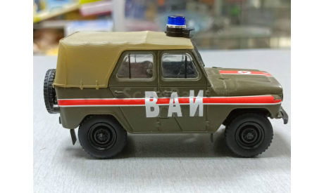УАЗ-469 ВАИ, масштабная модель, Автомобиль на службе, журнал от Deagostini, 1:43, 1/43