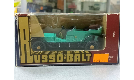 руссобалт с24-30 дубль фаэтон 1909, масштабная модель, машина, Тантал, 1:43, 1/43