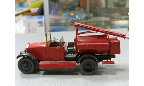 АМО Ф15 пожарная цистерна(конверсия) 1-43, масштабная модель, 1:43, 1/43