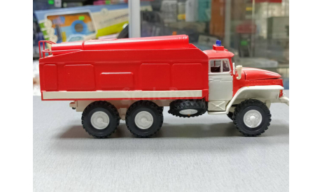 АЦ-5.0-40.3(УРАЛ-5557)(конверсия), масштабная модель, пожарка, 1:43, 1/43