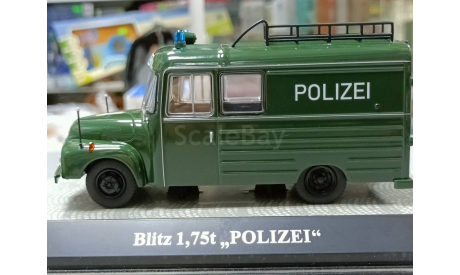Blitz 1.75 POLIZEI, масштабная модель, Opel, Premium Classixxs, 1:43, 1/43