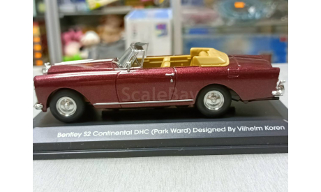 1961 bentley continental s2 park ward dhc burgundy 1-43 yat ming, масштабная модель, SIGNATURE SERIES, 1:43, 1/43