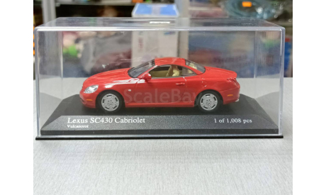 LEXUS SC430 CABRIOLET 1-43 minichamps 400166134, масштабная модель, 1:43, 1/43