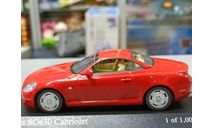 LEXUS SC430 CABRIOLET 1-43 minichamps 400166134, масштабная модель, 1:43, 1/43