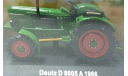 deutz d 8005 a 1966, масштабная модель трактора, hachette collections, 1:43, 1/43