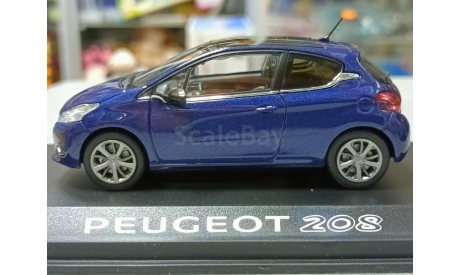 PEUGEOT 208 2012 1-43 norev 472800, масштабная модель, 1:43, 1/43