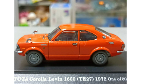 TOYOTA COROLLA LEVIN 1600 1972 1-43 ebbro 43250, масштабная модель, 1:43, 1/43