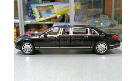 maybach 1-24 хлг90386ч(свет звук), масштабная модель, 1:24, 1/24