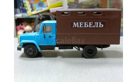 горький-3307 фургон мебель 1-43 компаньон, масштабная модель, ГАЗ, 1:43, 1/43