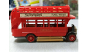 AEC. S TYPE BUS 1922 matchbox Y-23, масштабная модель, автобус