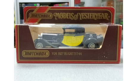 BUGATTI T 44 1927 matchbox Y-24, масштабная модель, scale0