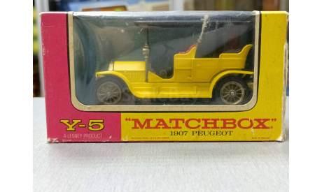 peugeot 1907  matchbox Y-5, масштабная модель