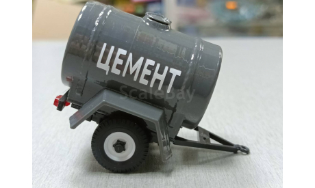 прицеп-бочка цемент 1-43 Саратов 159962, масштабная модель, мир отечественных моделей, 1:43, 1/43