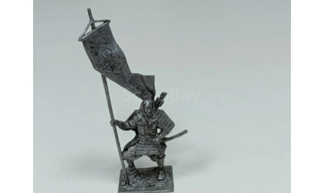 олово Японский воин-монах, 12 век 183, фигурка, фигуры