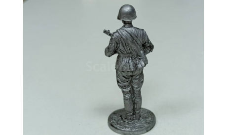 олово Гвардии красноармеец с ППШ. 1943-45 гг. СССР WW2-47, фигурка, фигуры