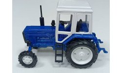 трактор МТЗ-82(металл.с пластмассовой кабиной синий)1-43