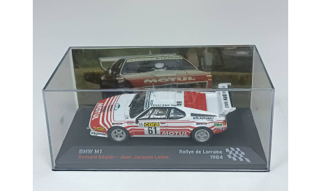 BMW M1 rallye de lorraine 1984 1-43 altaya 61, масштабная модель, scale43
