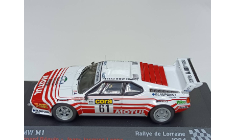 BMW M1 rallye de lorraine 1984 1-43 altaya 61, масштабная модель, scale43