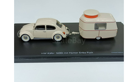 vw käfer 1600 mit hymer eriba puck 1-43 schuco, масштабная модель, Volkswagen, scale43