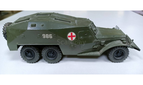 советский бронетранспортер БТР-152К 1-35 скиф 211(собранная), масштабные модели бронетехники, бронетехника, 1:35, 1/35