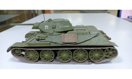 советский средний танк Т34-76 1-35 (собранный), масштабные модели бронетехники, scale35