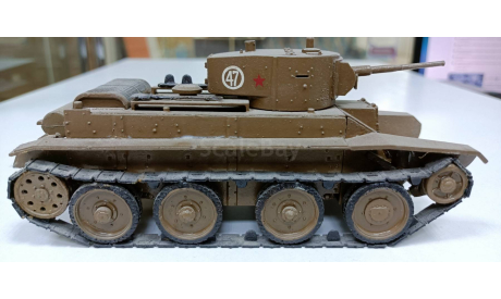 советский легкий танк БТ-5 1-35 (собранный), масштабные модели бронетехники, 1:35, 1/35