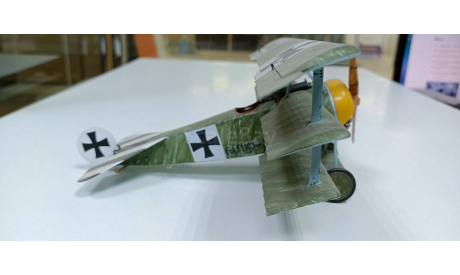 Fokker Dr.1 Йозефа Карла Якобса 1-32 Roden 601(собранный), масштабные модели авиации, самолет, 1:32, 1/32
