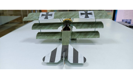 Fokker Dr.1 Йозефа Карла Якобса 1-32 Roden 601(собранный), масштабные модели авиации, самолет, 1:32, 1/32